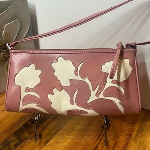 Liz Claiborne Floral Pink and Cream Women's Bag